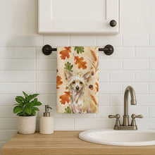 Load image into Gallery viewer, Hairless Palomino Chinese Crested Heirloom Fall Kitchen Towel