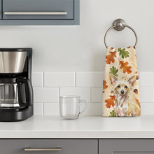 Load image into Gallery viewer, Hairless Palomino Chinese Crested Heirloom Fall Kitchen Towel