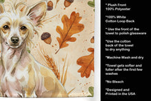 Load image into Gallery viewer, Hairless Palomino Chinese Crested Heirloom Fall Kitchen Towel