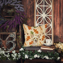Load image into Gallery viewer, Hairless Palomino Chinese Crested Heirloom Fall Throw Pillow