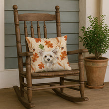 Load image into Gallery viewer, Powderpuff Chinese Crested Heirloom Fall Throw Pillow