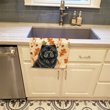 Load image into Gallery viewer, Black Chow Chow Heirloom Fall Kitchen Towel