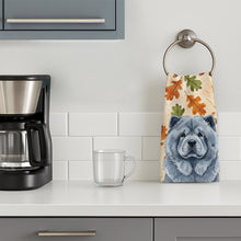 Load image into Gallery viewer, Blue Chow Chow Heirloom Fall Kitchen Towel