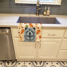 Load image into Gallery viewer, Blue Chow Chow Heirloom Fall Kitchen Towel