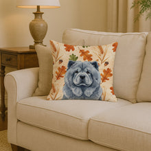 Load image into Gallery viewer, Blue Chow Chow Heirloom Fall Throw Pillow