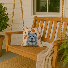 Load image into Gallery viewer, Blue Chow Chow Heirloom Fall Throw Pillow
