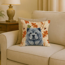 Load image into Gallery viewer, Blue Chow Chow Heirloom Fall Throw Pillow