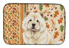 Load image into Gallery viewer, Cream Chow Chow Heirloom Fall Dish Drying Mat