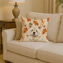 Load image into Gallery viewer, Cream Chow Chow Heirloom Fall Throw Pillow