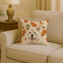 Load image into Gallery viewer, Cream Chow Chow Heirloom Fall Throw Pillow