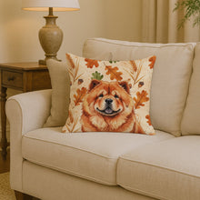 Load image into Gallery viewer, Red Chow Chow Heirloom Fall Throw Pillow