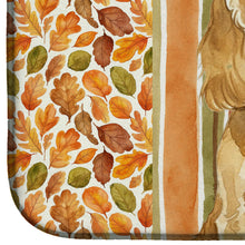 Load image into Gallery viewer, Buff Cocker Spaniel Heirloom Fall Dish Drying Mat