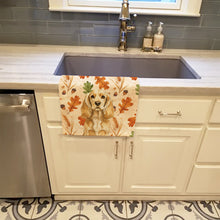Load image into Gallery viewer, Buff Cocker Spaniel Heirloom Fall Kitchen Towel