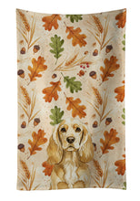 Load image into Gallery viewer, Buff Cocker Spaniel Heirloom Fall Kitchen Towel