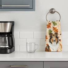 Load image into Gallery viewer, Sable Collie Heirloom Fall Kitchen Towel