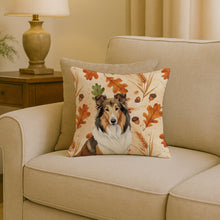 Load image into Gallery viewer, Sable Collie Heirloom Fall Throw Pillow