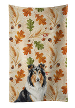 Load image into Gallery viewer, Tricolor Collie Heirloom Fall Kitchen Towel