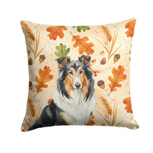 Load image into Gallery viewer, Tricolor Collie Heirloom Fall Throw Pillow