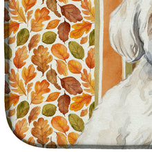 Load image into Gallery viewer, Coton de Tulear Heirloom Fall Dish Drying Mat
