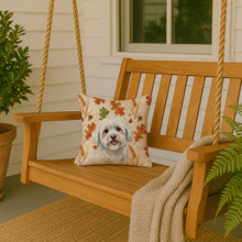 Load image into Gallery viewer, Coton de Tulear Heirloom Fall Throw Pillow