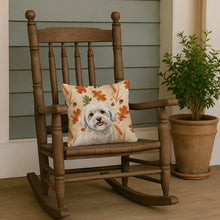 Load image into Gallery viewer, Coton de Tulear Heirloom Fall Throw Pillow