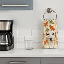 Load image into Gallery viewer, Cream Dachshund Heirloom Fall Kitchen Towel