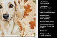 Load image into Gallery viewer, Cream Dachshund Heirloom Fall Kitchen Towel