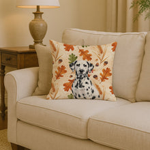 Load image into Gallery viewer, Dalmatian Heirloom Fall Throw Pillow