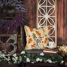 Load image into Gallery viewer, Liver Dalmatian Heirloom Fall Throw Pillow