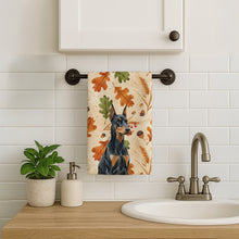 Load image into Gallery viewer, Doberman Pinscher Heirloom Fall Kitchen Towel