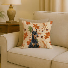 Load image into Gallery viewer, Doberman Pinscher Heirloom Fall Throw Pillow