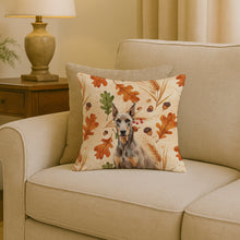 Load image into Gallery viewer, Fawn Doberman Pinscher Heirloom Fall Throw Pillow