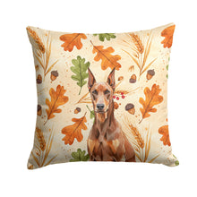 Load image into Gallery viewer, Red Doberman Pinscher Heirloom Fall Throw Pillow