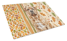 Load image into Gallery viewer, Dogue de Bordeaux Heirloom Fall Glass Cutting Board