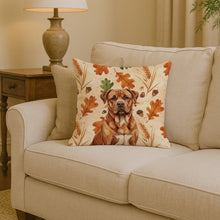 Load image into Gallery viewer, Mahogany Dogue de Bordeaux Heirloom Fall Throw Pillow