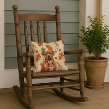 Load image into Gallery viewer, Mahogany Dogue de Bordeaux Heirloom Fall Throw Pillow