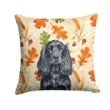 Load image into Gallery viewer, Black English Cocker Spaniel Heirloom Fall Throw Pillow