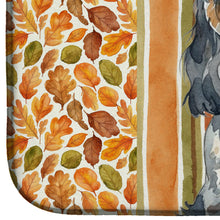 Load image into Gallery viewer, Blue Roan &amp; Tan English Cocker Spaniel Heirloom Fall Dish Drying Mat