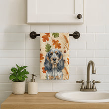 Load image into Gallery viewer, Blue Roan &amp; Tan English Cocker Spaniel Heirloom Fall Kitchen Towel