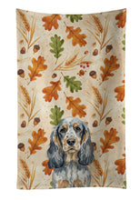 Load image into Gallery viewer, Blue Roan &amp; Tan English Cocker Spaniel Heirloom Fall Kitchen Towel
