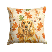 Load image into Gallery viewer, Golden English Cocker Spaniel Heirloom Fall Throw Pillow