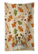 Load image into Gallery viewer, Lemon Roan English Cocker Spaniel Heirloom Fall Kitchen Towel