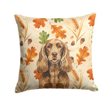 Load image into Gallery viewer, Liver English Cocker Spaniel Heirloom Fall Throw Pillow