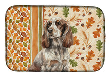 Load image into Gallery viewer, Liver Roan English Cocker Spaniel Heirloom Fall Dish Drying Mat