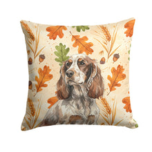 Load image into Gallery viewer, Liver Roan English Cocker Spaniel Heirloom Fall Throw Pillow
