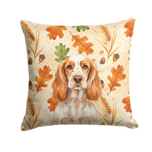 Load image into Gallery viewer, Orange Roan English Cocker Spaniel Heirloom Fall Throw Pillow