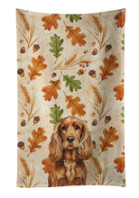 Load image into Gallery viewer, Red English Cocker Spaniel Heirloom Fall Kitchen Towel
