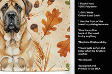 Load image into Gallery viewer, Apricot English Mastiff Heirloom Fall Kitchen Towel