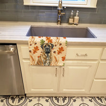 Load image into Gallery viewer, Brindle English Mastiff Heirloom Fall Kitchen Towel