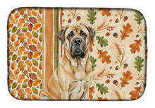 Load image into Gallery viewer, Fawn English Mastiff Heirloom Fall Dish Drying Mat